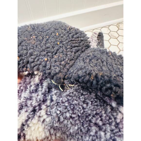 Vintage Plush Maine Patchwork Co Moose Blue/Purple Sits a 15" Tall - Picture 3 of 7